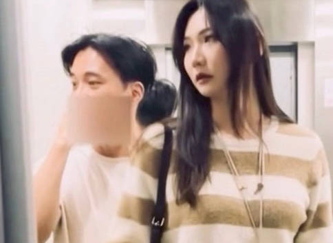 楼上邻居高挑女神电梯相认・跟我回家打炮・汉生