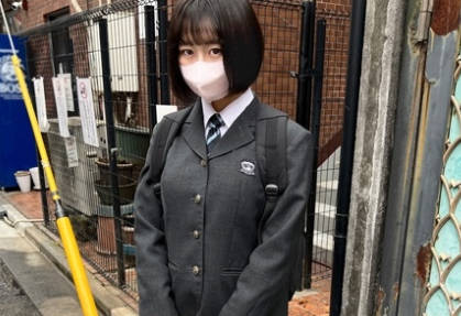 POK-054 顔出し【个人撮影】激レア_黒パンストの制服女子とハメ撮り_SNSで知り合った美脚娘に种付SEX