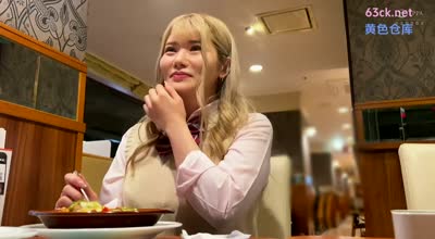 SIMM-851 まひる(18)吹奏楽部【ワイシャツがはち切れ寸前の爆乳HカップJ●】【金髪&amp;ampキラキラネイルがかわいいイマドキGAL】【ちんちんを包み込む乳圧たっぷりパイズリ