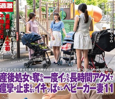 NHDTB-746 産後処女を奪われ一度イッたら長時間アクメで痙攣が止まらないイキッぱなしベビーカー妻11