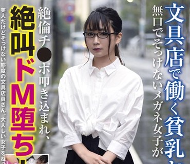 RPIN-040 文具店で働く贫乳おねえさん 无口でそっけないメガネ女子が絶伦チ●ポ叩き込まれ、絶叫ドM堕ち！